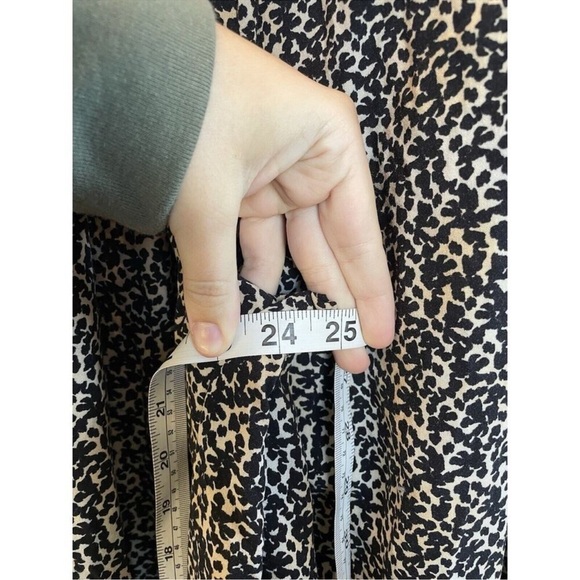 Anthropologie Maaji Woven Modal Animal Print Flowy Palazzo Pants size Medium - Picture 11 of 12